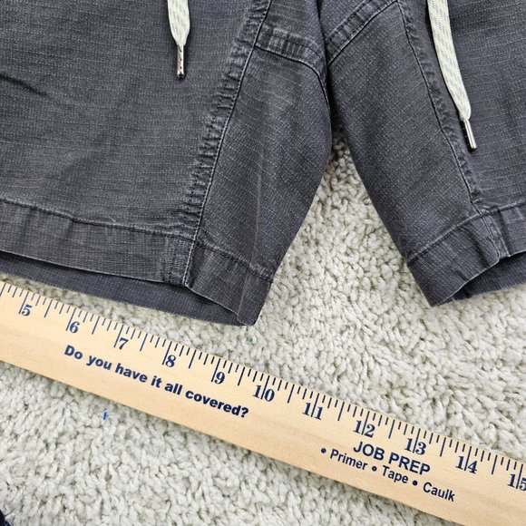 Vuori Shorts Mens Size Drawstring Outdoor Active RIPSTOP Grey USA - Picture 4 of 8